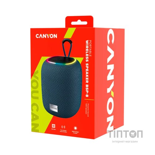 Акустична система Canyon BSP-8 Bluetooth V5.2 Grey (CNE-CBTSP8G)