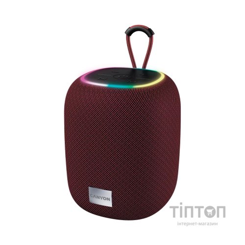 Акустична система Canyon BSP-8 Bluetooth V5.2 Red (CNE-CBTSP8R)