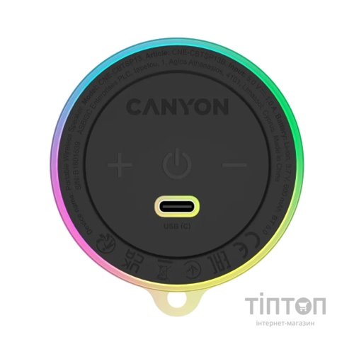 Акустична система Canyon OnMove 13 Black (CNE-CBTSP13B)