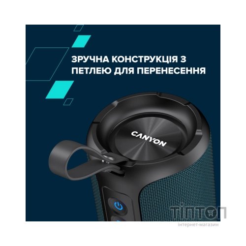 Акустична система Canyon OnMove 15 EQ TWS IPX6 Dark Blue (CNE-CBTSP15BK)