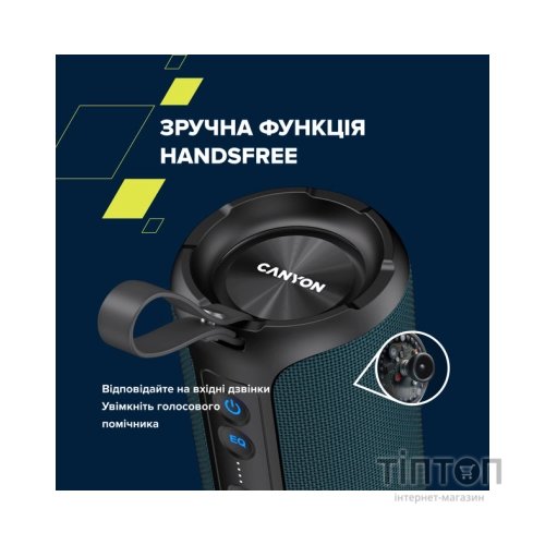 Акустична система Canyon OnMove 15 EQ TWS IPX6 Dark Blue (CNE-CBTSP15BK)