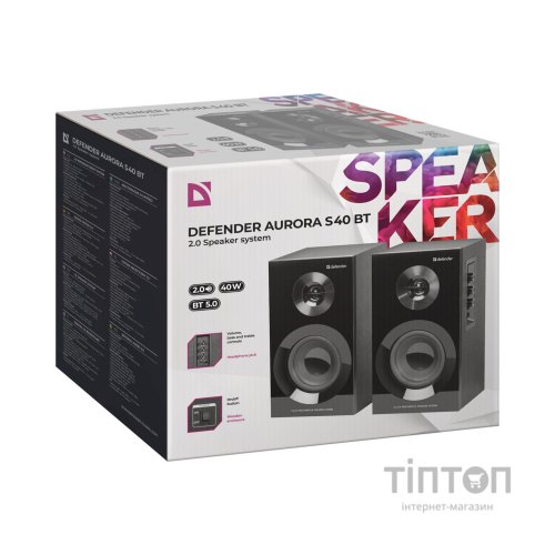 Акустична система Defender Aurora S40 Bluetooth Black (65240)