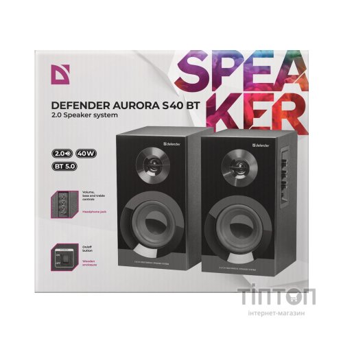 Акустична система Defender Aurora S40 Bluetooth Black (65240)