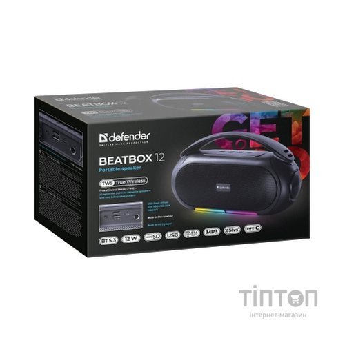 Акустична система Defender Beatbox 12 Black (65812)
