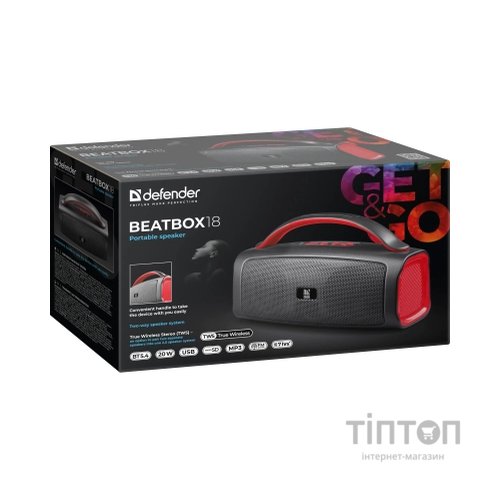 Акустична система Defender Beatbox 18 Black (65218)