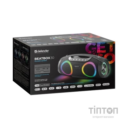 Акустична система Defender Beatbox 30 Black (65231)