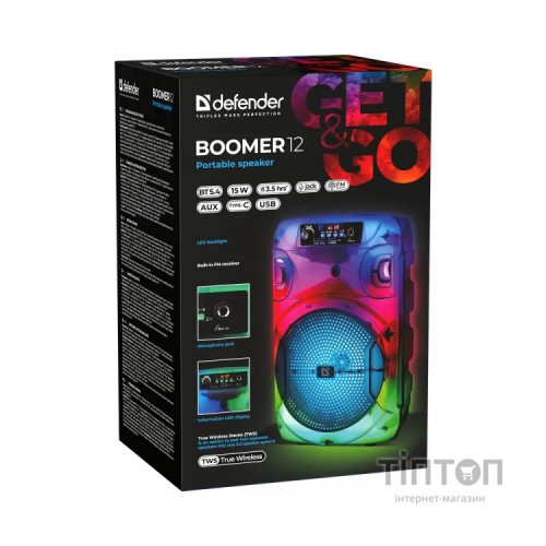 Акустична система Defender Boomer 12 (65412)
