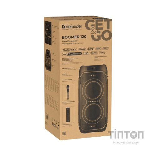 Акустична система Defender Boomer 120 Black (65127)