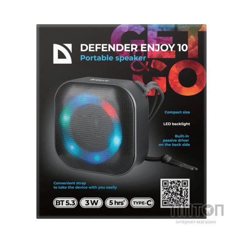 Акустична система Defender Enjoy 10 Black (65009)