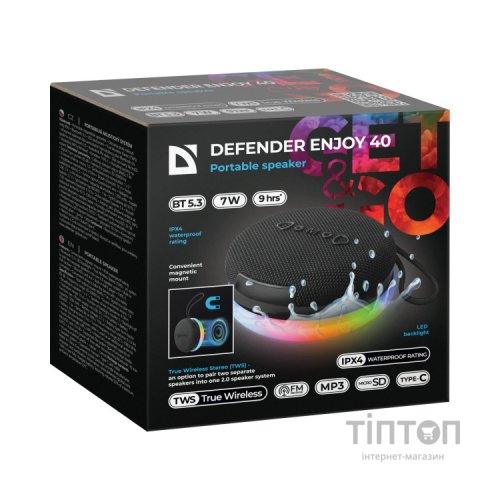 Акустична система Defender Enjoy 40 Black (65141)