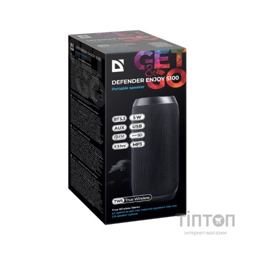 Акустична система Defender Enjoy S100 Bluetooth Black (65101)