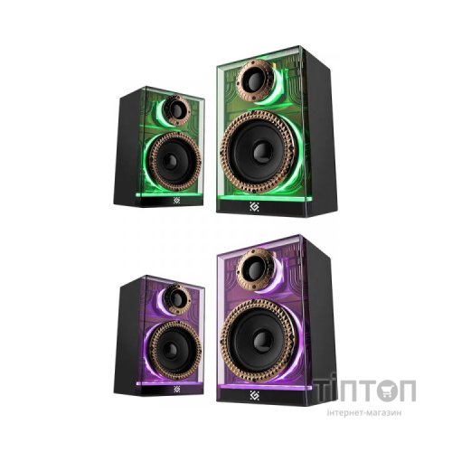 Акустична система Defender Futuro LED Bluetooth Black (65087)