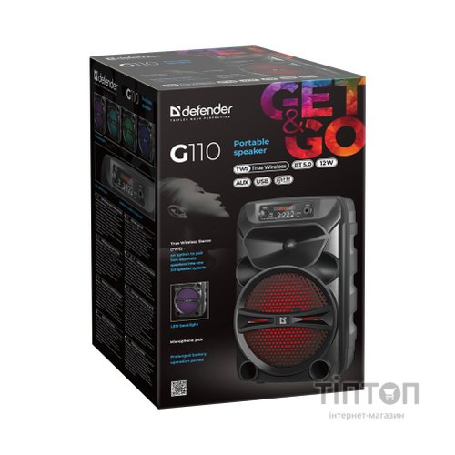 Акустична система Defender G110 12W Black (65110)