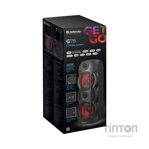 Акустична система Defender G78 Black (65178)