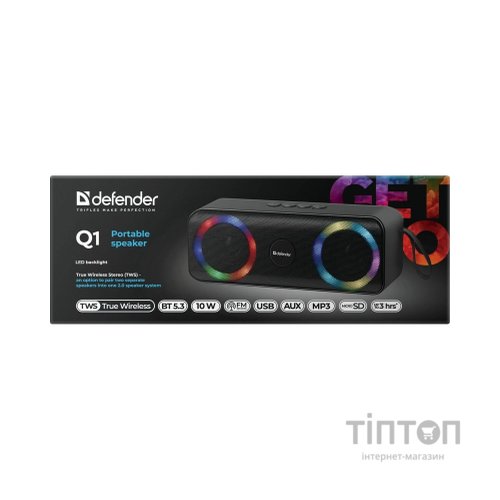 Акустична система Defender Q1 10Вт Black (65301)