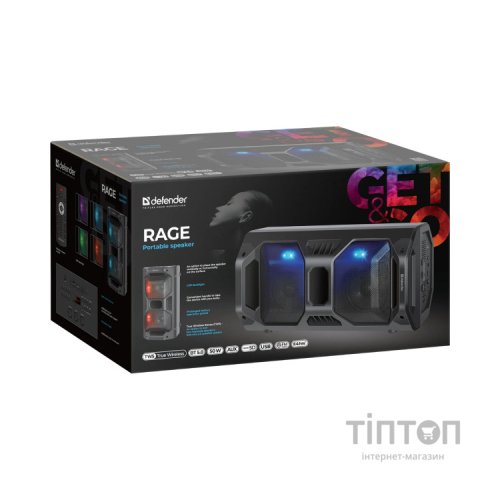 Акустична система Defender Rage Black (65109)