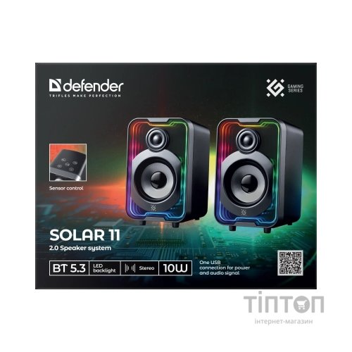 Акустична система Defender Solar 11 Black (65811)