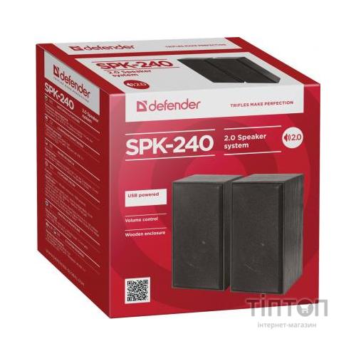 Акустична система Defender SPK 240 Black (65224)