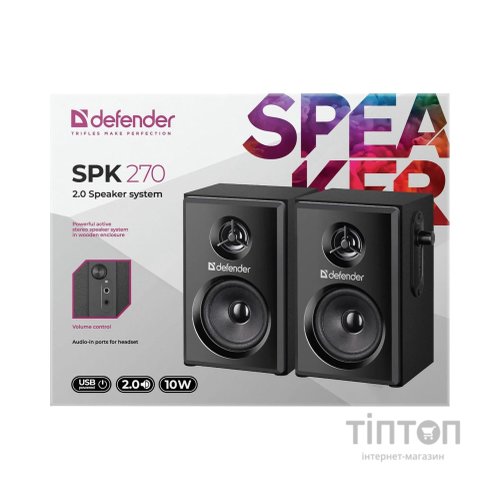 Акустична система Defender SPK 270 USB Black (65270)