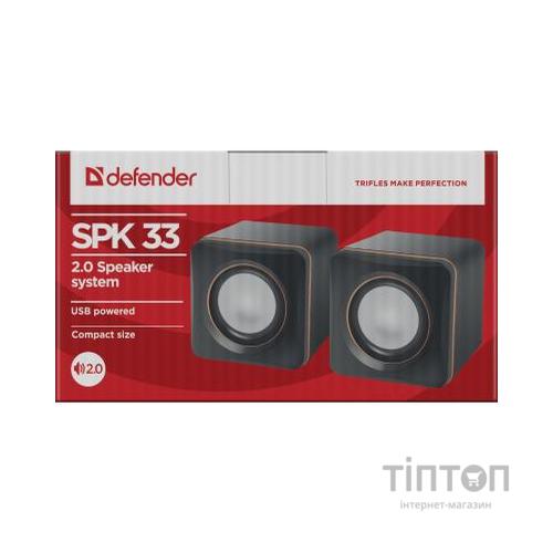 Акустична система Defender SPK 33 Black (65633)