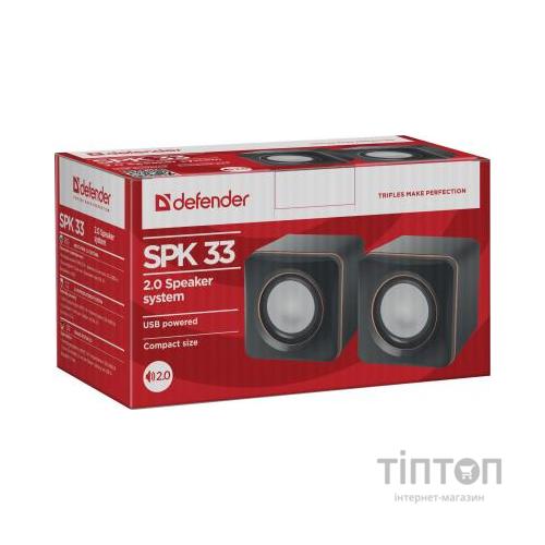 Акустична система Defender SPK 33 Black (65633)