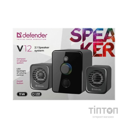 Акустична система Defender V12 USB Black (65212)