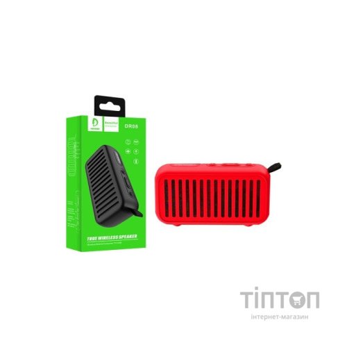 Акустична система Denmen DR08 Red (DR08-RD)