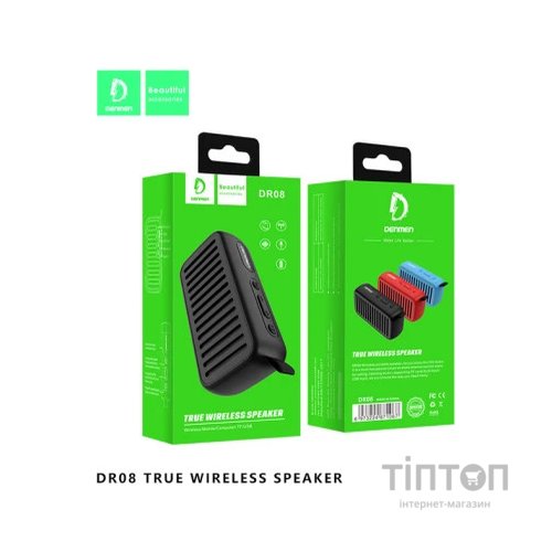 Акустична система Denmen DR08 Red (DR08-RD)
