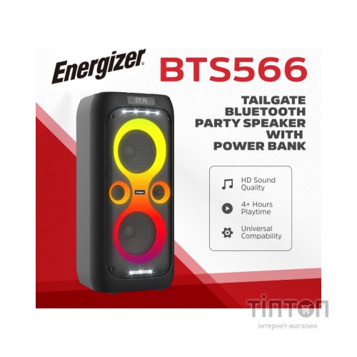Акустична система Energizer BTS566 Black (BTS566)