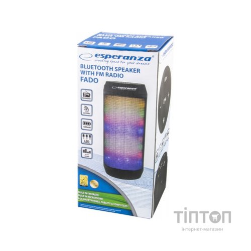Акустична система Esperanza FM Radio And Led Light Fado Black (EP133K)