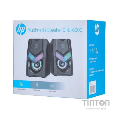 Акустична система HP DHE-6000 LED RGB Black (DHE-6000)