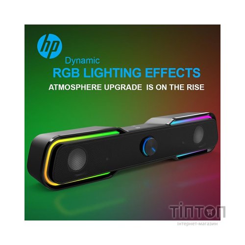 Акустична система HP DHE-6002 6Вт RGB 3.5мм + USB (DHE-6002)