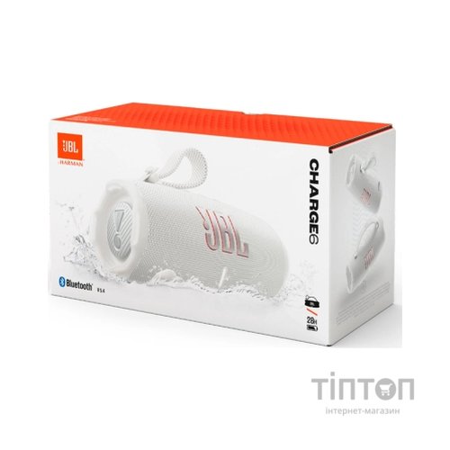 Акустична система JBL Charge 6 White (JBLCHARGE6WHT)
