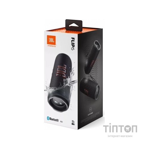 Акустична система JBL Flip 6 Black (JBLFLIP6BLKEU)