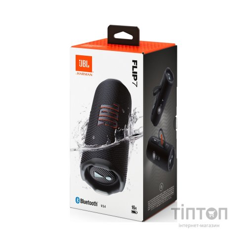 Акустична система JBL Flip 7 Black (JBLFLIP7BLK)