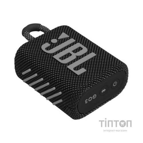 Акустична система JBL Go 3 Black (JBLGO3BLK)