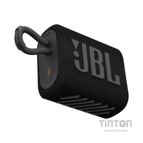 Акустична система JBL Go 3 Black (JBLGO3BLK)