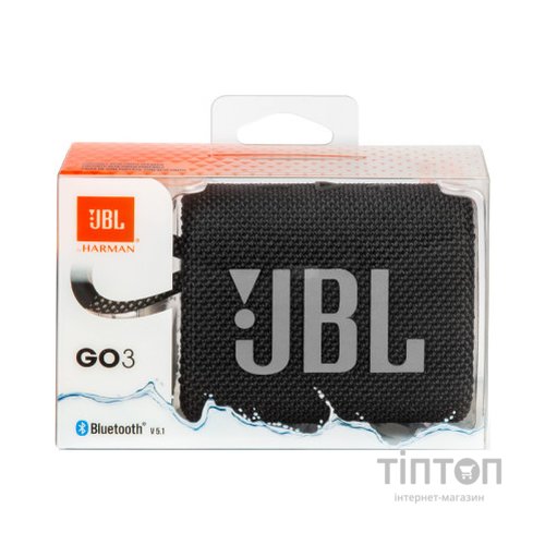 Акустична система JBL Go 3 Black (JBLGO3BLK)