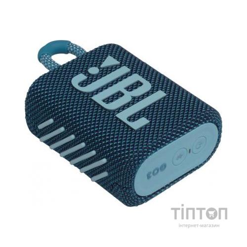 Акустична система JBL Go 3 Blue (JBLGO3BLU)