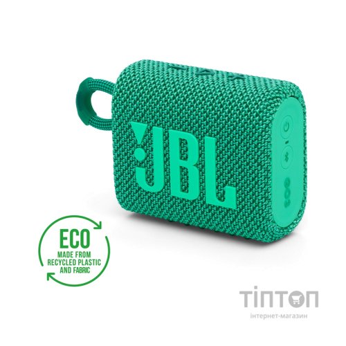 Акустична система JBL Go 3 Eco Green (JBLGO3ECOGRN)