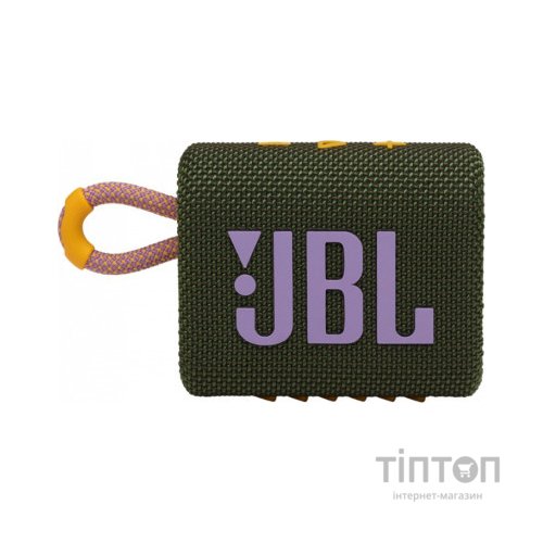 Акустична система JBL Go 3 Green (JBLGO3GRN)