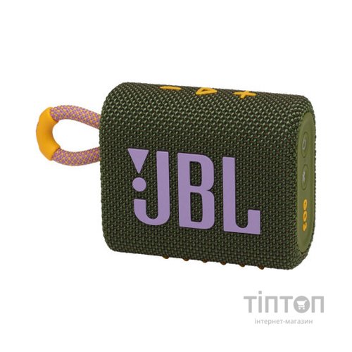 Акустична система JBL Go 3 Green (JBLGO3GRN)