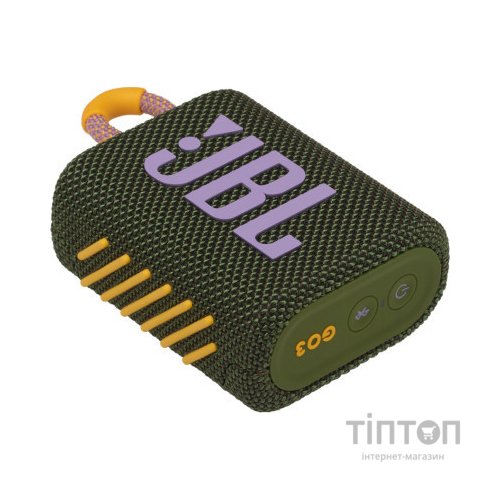Акустична система JBL Go 3 Green (JBLGO3GRN)