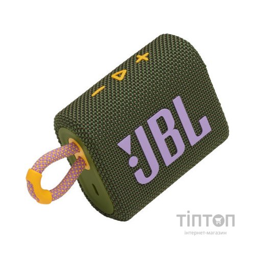 Акустична система JBL Go 3 Green (JBLGO3GRN)