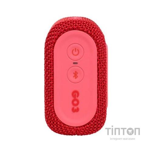 Акустична система JBL Go 3 Red (JBLGO3RED)