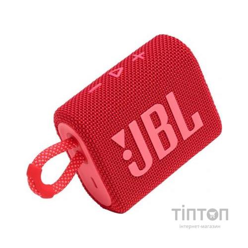 Акустична система JBL Go 3 Red (JBLGO3RED)
