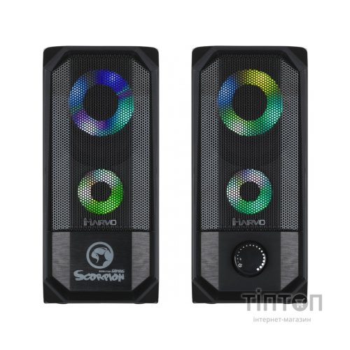 Акустична система Marvo SG-265 Multi-LED USB Black