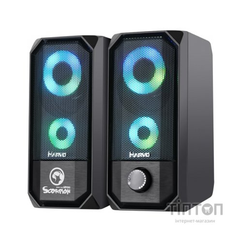 Акустична система Marvo SG-265 Multi-LED USB Black