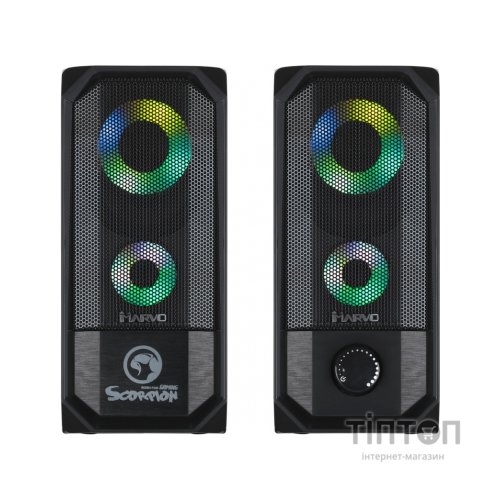 Акустична система Marvo SG-265 Multi-LED USB Black