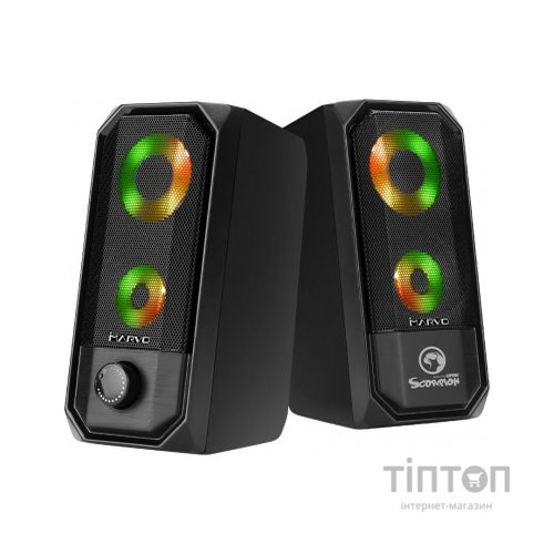 Акустична система Marvo SG-265 Multi-LED USB Black